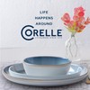 Corelle Stoneware Dinnerware Set, Handmade Reactive & Solid Glazed Ceramic