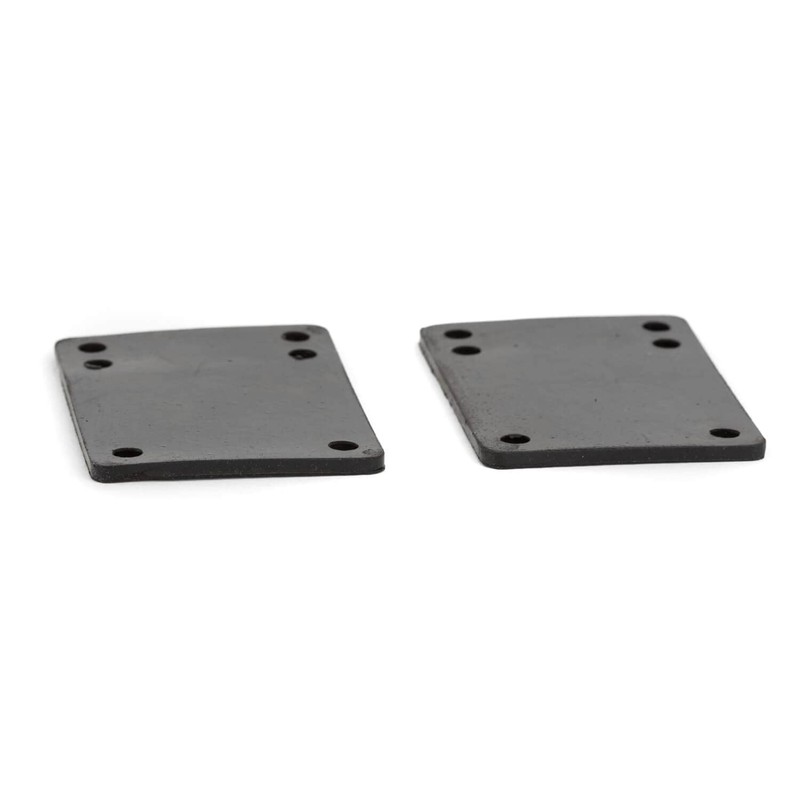 Skateboard Hardware Soft Riser Pads 3 mm Black Longboard Shock