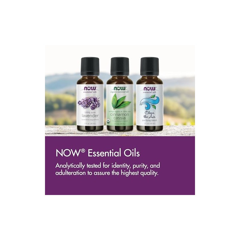 NOW Essential Oils, Sage Oil, Normalizing Aromatherapy Scent, Steam Distilled,