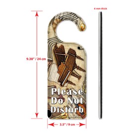 Do Not Disturb Door Knob Hanger Sign - Music Instruments - Image by Dan Morris
