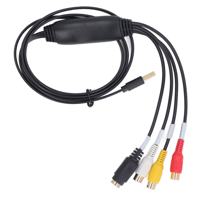 Video Capture Card USB to RCA S Video Converter Adapter