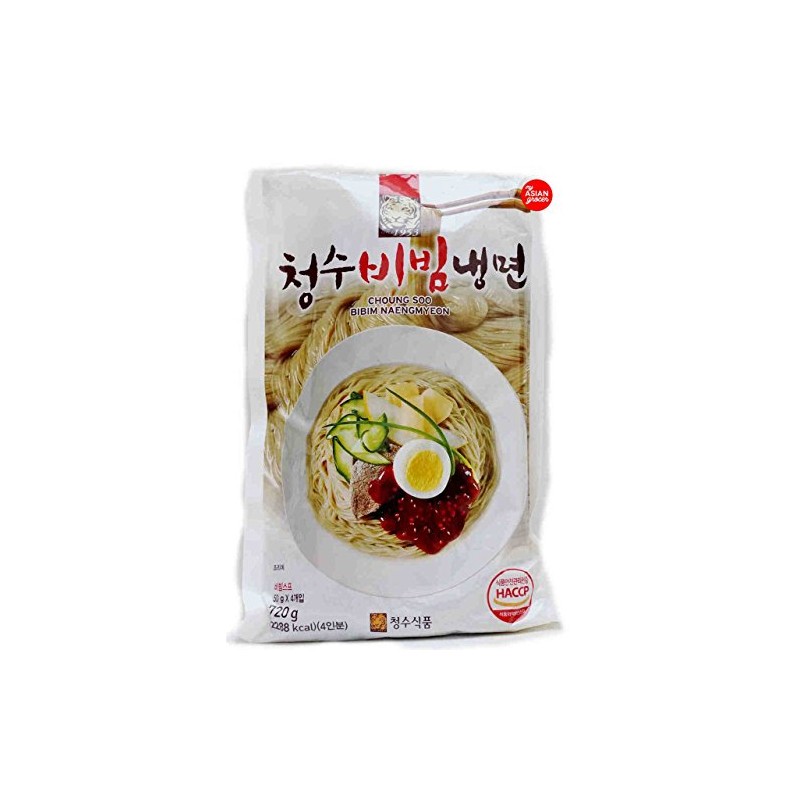 Choung Soo Naeng Myeon, Oriental Style Korean Cold Noodle (Bibim
