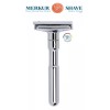 MERKUR FUTUR Adjustable Double Edge Safety Razor - Polished Chrome