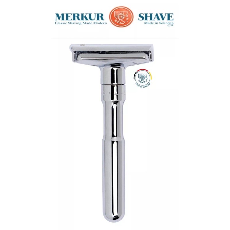 MERKUR FUTUR Adjustable Double Edge Safety Razor - Polished Chrome