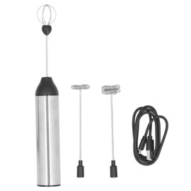 Electric Milk Frother USB Rechargeable Handheld Adjustable Foam Maker for Home Kitchen