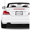 Cat License Plate Frame - 2 Pack Aluminum Metal License