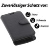 foto-kontor Case Compatible with Emporia Euphoria V50 Book Style Black