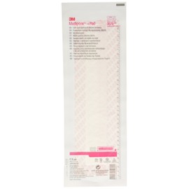 3M™ Medipore™ +Pad Soft Cloth Adhesive Wound Dressing, 3573, Dressing- 3-1/2 in x 13-3/4 in, Pad- 1-3/4 in x 11-3/4 in
