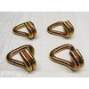 35MM J Claw Hooks Zinc Plated x4 (3 Ton Lashing