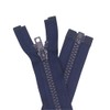 YaHoGa Pack of 2 48 cm Zip Plastic 5 mm