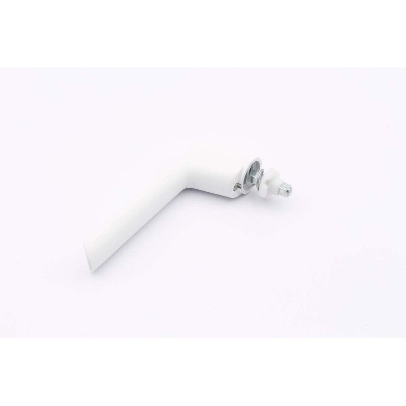Schüco Lockable RC window handle, aluminium RAL 9016, white, 247659