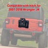 TIOYAR Adjustable Spare Tire Lift Compatible with 2007-2017 Jeep Wrangler