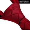 OcioDual Mens Tie Set Tie & Pocket Square Plaid Handmade