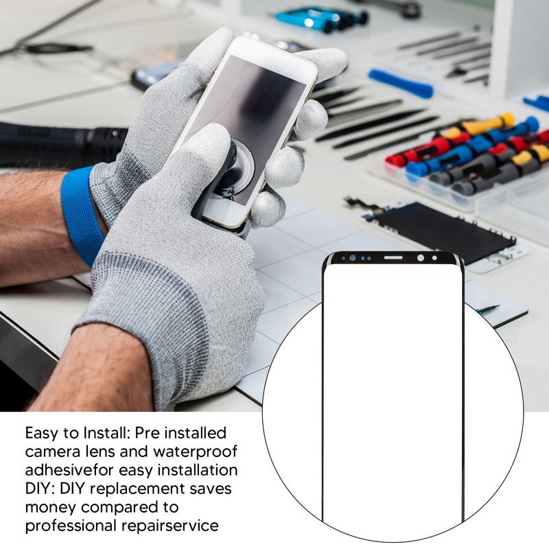 Back Glass Replacement for S8+ S8 Plus Rear Cover Front