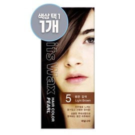 Fruit Country 과일나라 후르츠왁스 헤어칼라 진주펄 5호 밝은 갈색 1개 (1제 60g+2제60ml) Fruit Country Fruit Wax Hair Color Pearl 5 Light Brown 1pc (Part 1 60g + Part 2 60ml)