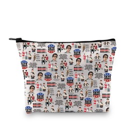 Bueller's Day Cosmetic Makeup Bag Ferris Bueller Movie Fans Gift Save Ferris Makeup Zipper Pouch Bag (BUELLER)