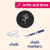 300-Pack, 2.5cm Round Chalkboard Sticker Labels, Reusable and Waterproof