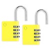 [ZARKER XD35] Small and Heavy Duty 3-Digit Combination Padlock Different