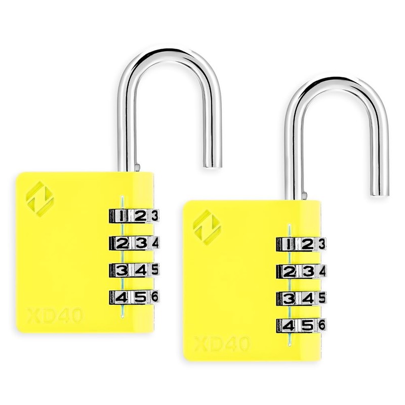 [ZARKER XD35] Small and Heavy Duty 3-Digit Combination Padlock Different