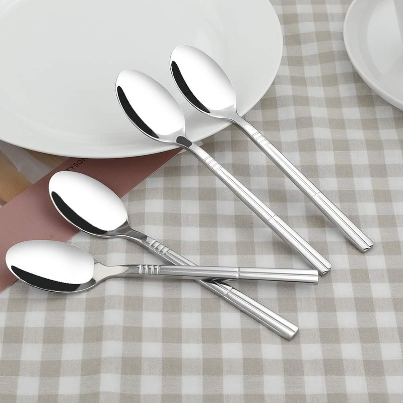 Saedy 12-Piece Tea Spoon Set, Small Coffee Spoon Stainless Steel,