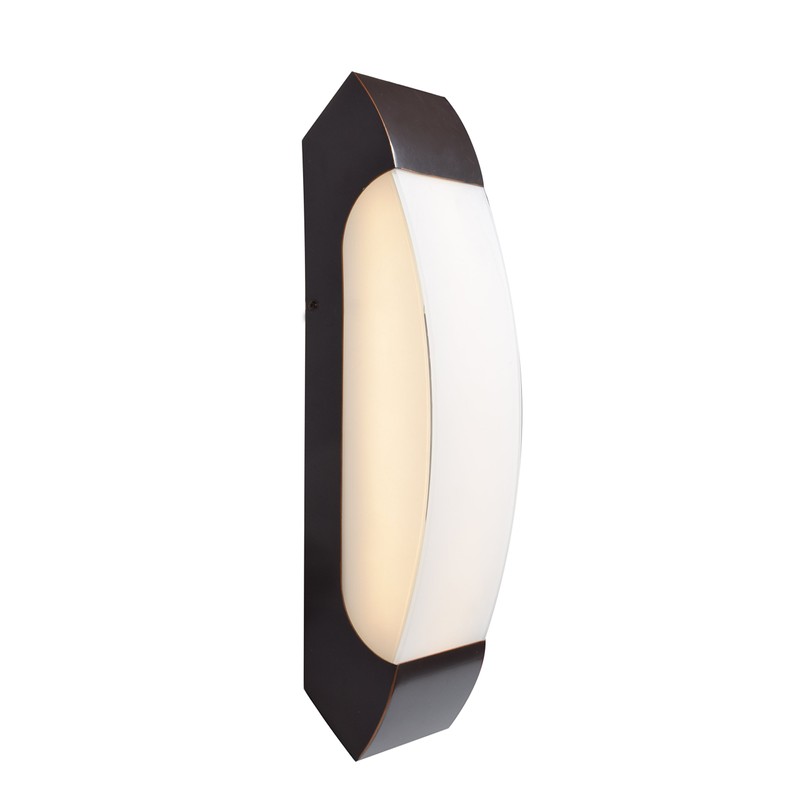 West End LED Vanity - 17"W - Bronze - Opal