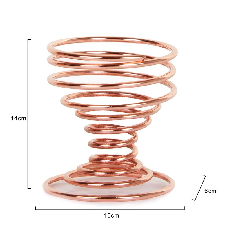 Apollo Copper Egg Cups Set6 WBX, 14x6x9.5