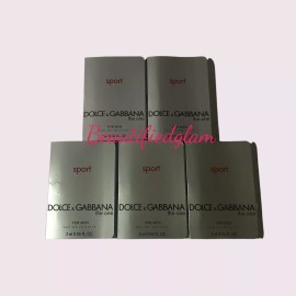 Dolce&Gabbana 5 The One SPORT by Dolce & Gabbana CARDED Sample Splash for Men 2ml / 0.06Oz NEW