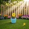 Cute Solar Dancing Flowers Swinging Sunflower Insect Flip Flap Flowers