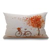 BGBDEIA Decorative Linen Cushion Covers 30 x 50 cm (12"