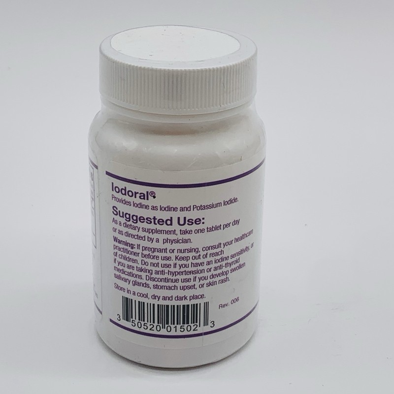 Iodoral?? IOD-12.5 High Potency Iodone 90 Tablets Optimox SEALED