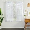Linenspa Sheer Window Curtain Panels with Rod Pocket - 2