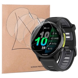 For Garmin Forerunner® 570 42mm Film [Set of 3] Protective Film for Garmin Forerunner® 570 42mm TPU Material Soft High Transmittance Full Protection 24 Hour Automatic Healing Technology High