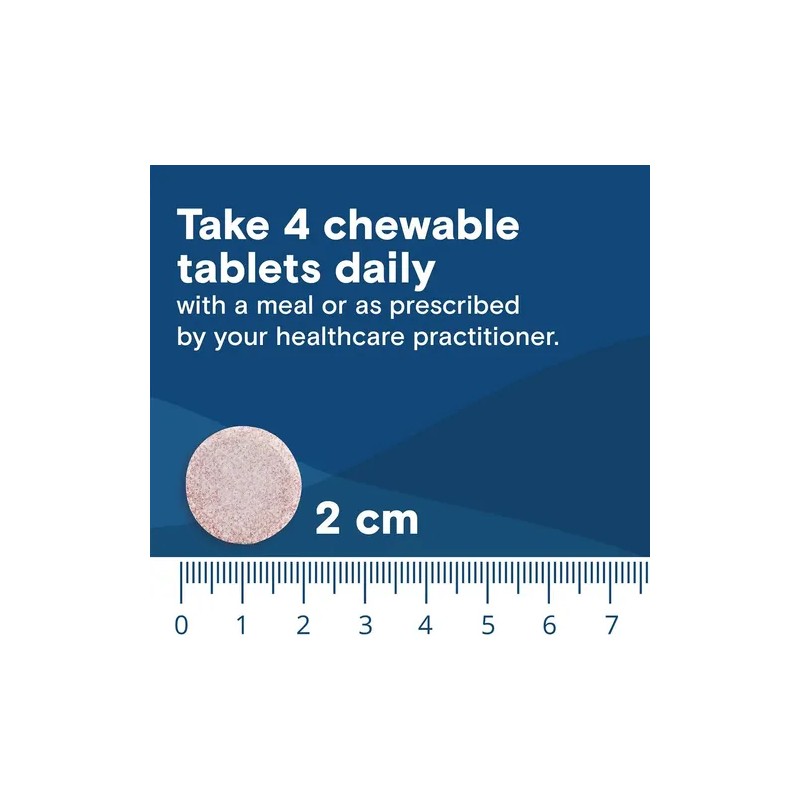 Multivitamínico Bariatric Fusion Masticable 120 Tabletas Vitaminas Minerales B12 Hierro