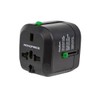 Monoprice Compact Cube Universal Travel Adapter, Supports International Power Outlets,