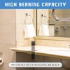 Floating Shelf Bracket 3/8" Thick Heavy Duty Shelf Brackets 3