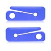 Angzhili 2 Packs Seat Belt Cutter,Emergency Lifesaving Tool (Blue)