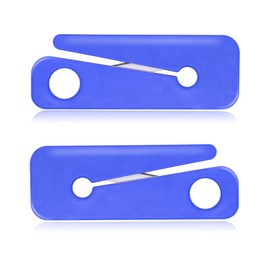 Angzhili 2 Packs Seat Belt Cutter,Emergency Lifesaving Tool (Blue)