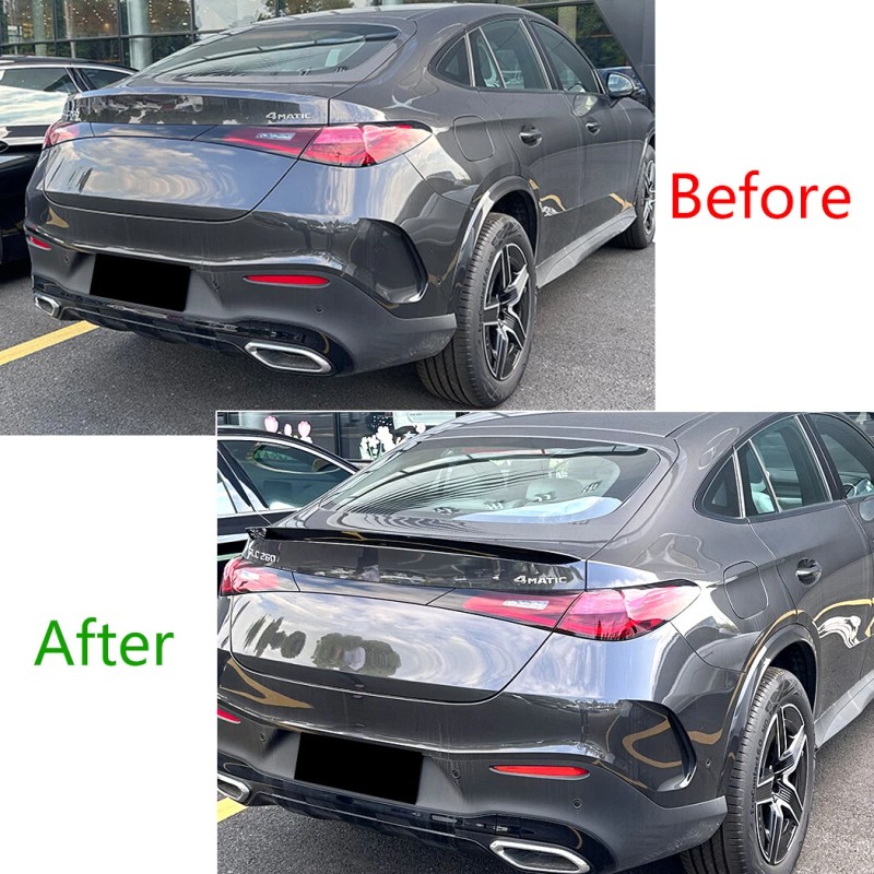 MQ Gloss Black Rear Trunk Spoiler Wing For 2023-2024 Benz