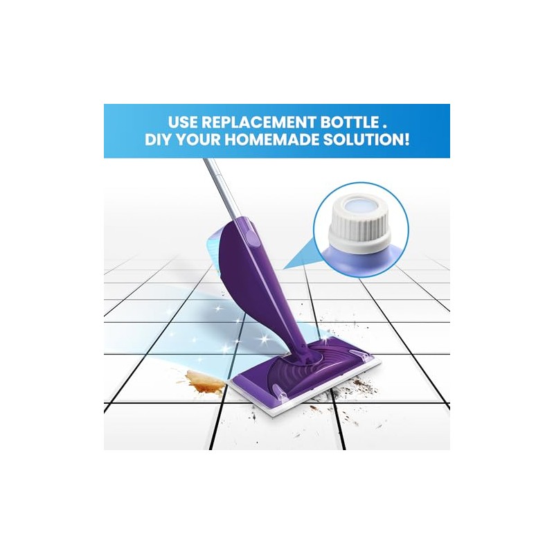 Bisenkud Refillable Bottle for Swiffer® Wet Jet™ Mop - 500ml