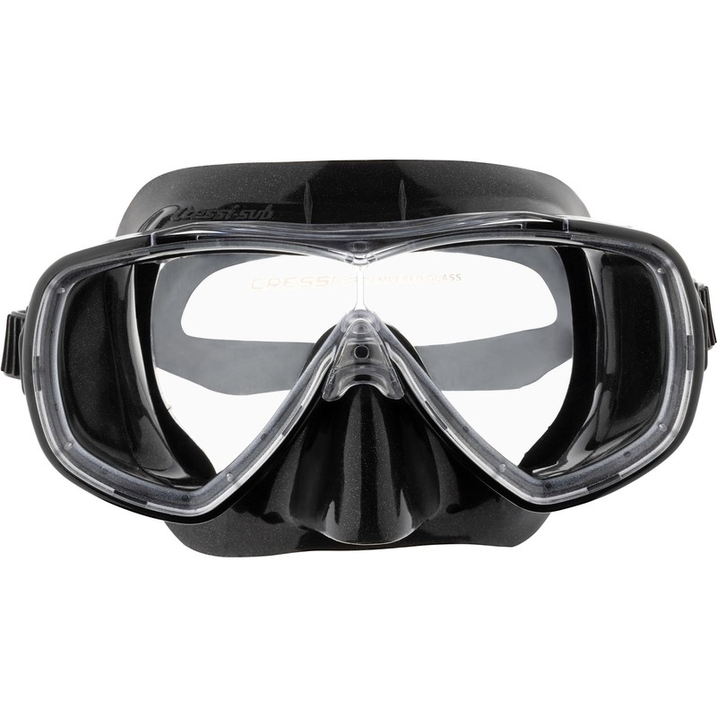 CRESSI Onda Mask Black/Black - Onda Mak, Black/Black, One Size,