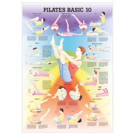 Sport-Tec Mini Poster Pilates Basic 10 L x W 34 x 24 cm