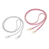 sourcing map 2Pcs Purse Chain Strap, 47" Iron Leather Bag