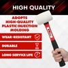 YIYITOOLS Rubber Hammer, 16oz rubber mallet With fiberglass Handle,white