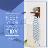 Wall Mount Ironing Board Holder - Space Saver with Hardware