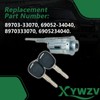 89703-33070 Ignition Lock Cylinder Switch with 2 Keys,Ignition Switch Lock
