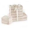 AmeliaHome Guest Towel Ecru 30 x 50 cm 100% Cotton