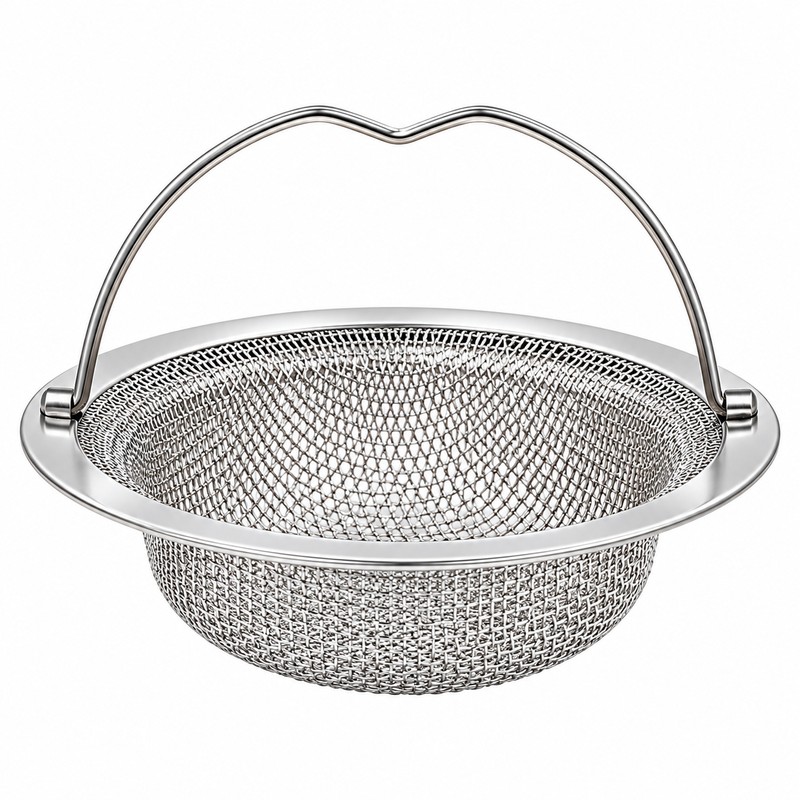 Stainless Steel Kitchen Sink Strainer Basket for Food Scraps –