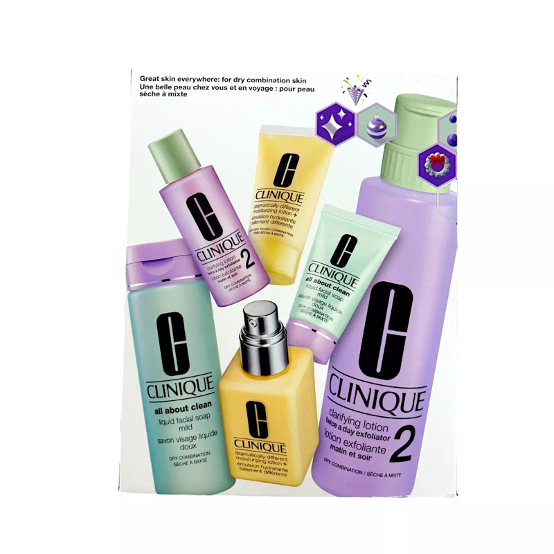 Clinique Great Skin Everywhere Gift Set for Dry Combination Skin