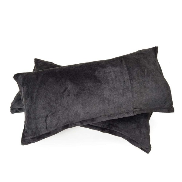 MALIKA Set of 2 Cashmere Touch Fleece Cushion Covers, Sofa