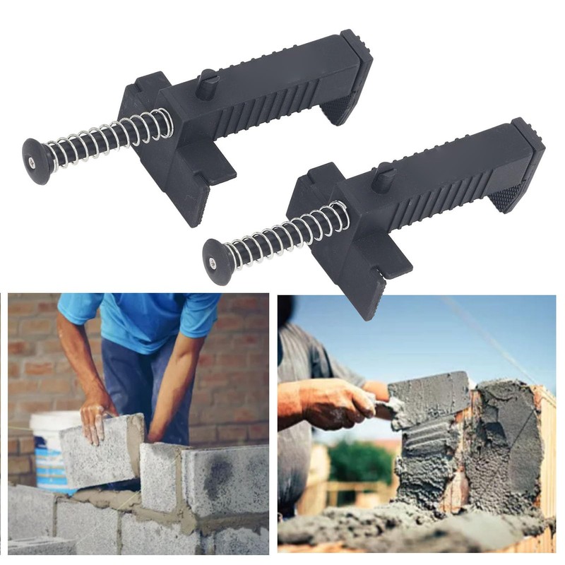 Culnflun Brick Line Clamps 2 PCS, 9~12cm/3.5~4.7 Inch Tightening Range,